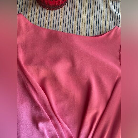 Literature Noir  Mini Dress Womens Size XS Pink Chic Cocktail with Open Back New - Picture 5 of 15